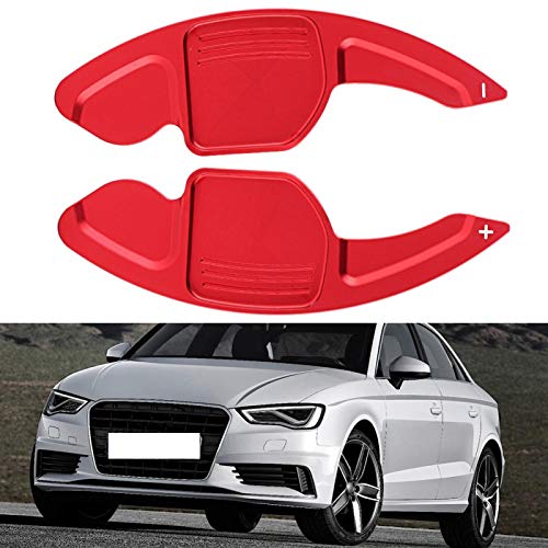 Schaltknauf 2 Stück Aluminiumlegierung Autolenkrad Schalthebel Schaltwippen fürA3 A4L A5 A6 A7 A8