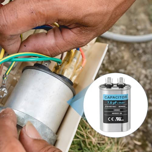 Cbb65 condensator, 7,5uf 370-440 Vac 50/60 Hz Aluminium Cbb65 Airconditioning Motor start condensator voor HVAC-systemen, Airconditioning, Warmtepomp 5