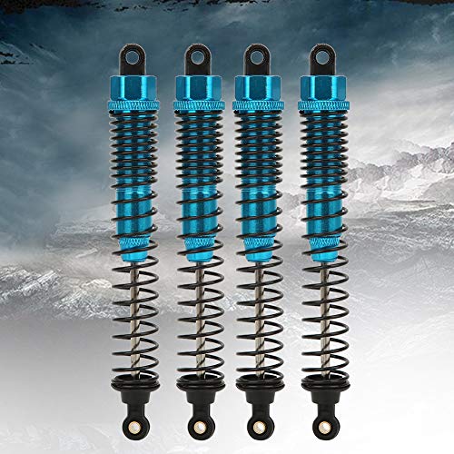 RC Shock Absorbers Damper, Blauw 130mm CNC die Shock Absorbers Damper machinaal bewerken Compatibel met SXC10 D90 1/10 RC Auto 5