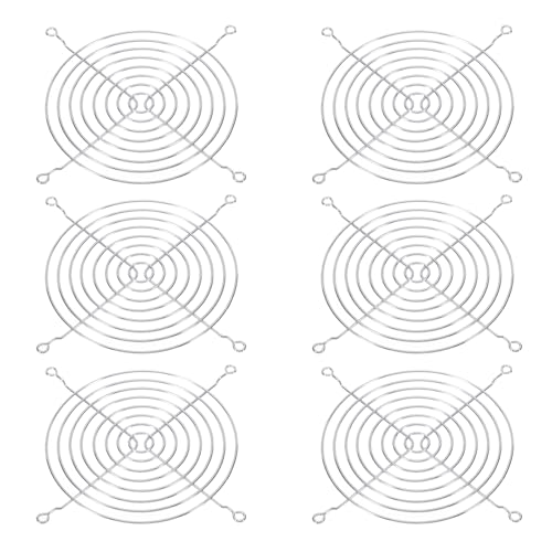 133mm Ventilator Finger Grill, 6 Pack Metal Grill Protector Guard Ventilator Beschermhoes voor 133mm Uitlaat Ventilatoren Uitrusting Computer DIY