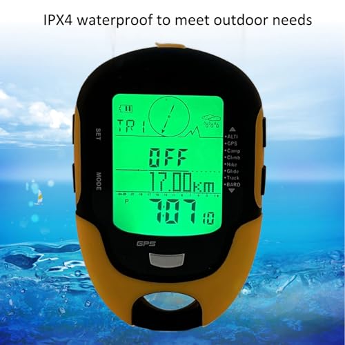 Elektronische GPS hoogtemeter, FR510 ABS IPX4 Degree Waterdicht, Buitennavigatie, Hoogtemeter, Kompas, Vochtigheid, Temperatuur, Weer Trend Display 5