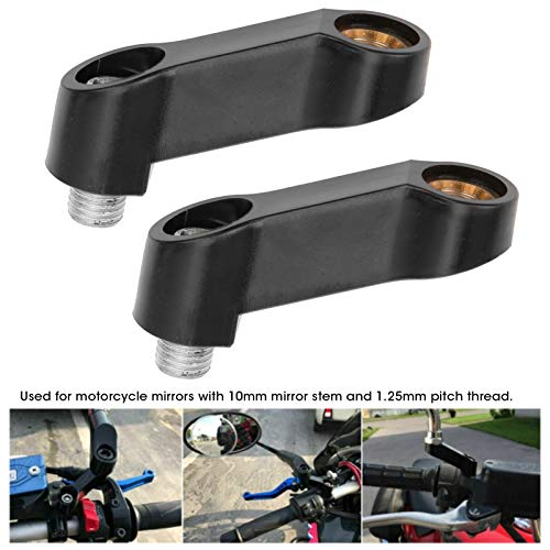 2 st. Motorfiets Spiegel Extenders M10 Spacers Extension Adapter Plastic voor de meeste motorfietsen Motorfietsspiegeladapter 4