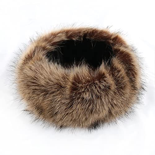 Faux Fur hoofdband Fox Fur hoofdband Haar accessoires Oorwarmer Fluffy hoofdband Vrouwen Outdoor Warm Ski hoofdband