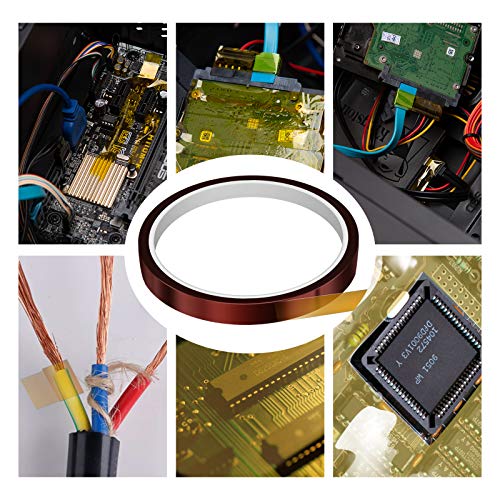 7 Rolls hittebestendig tape hoge temperatuur sublimatie tape thermische tape, voor de sublimatie afdrukken warmteoverdracht en isolatie golfige soldeer Brawn 5