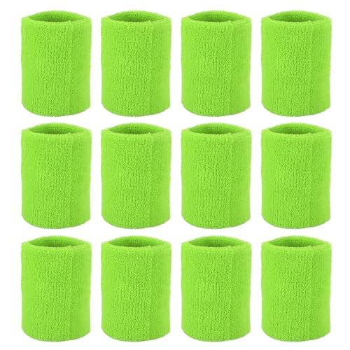 Sport polsbandjes Cotton Terry Kleding Absorberende Sweatband voor Tennis Basketball Working Atle