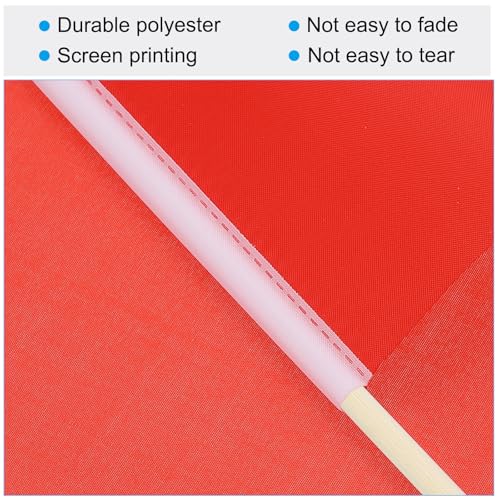 16st Witte Vlaggen Spel Solide Witte Vlaggen Kleine Mini Vlaggen op Stick Party Decoraties voor spel, Verjaardag, Carnaval 3