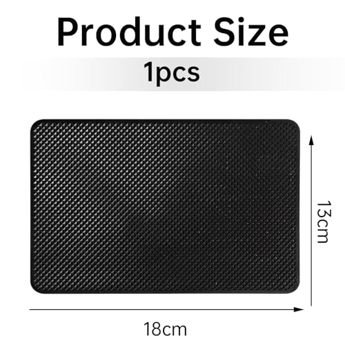 Antislipmat voor autodashboard en mobiele telefoon - PVC, milieuvriendelijk materiaal - 1 stuk