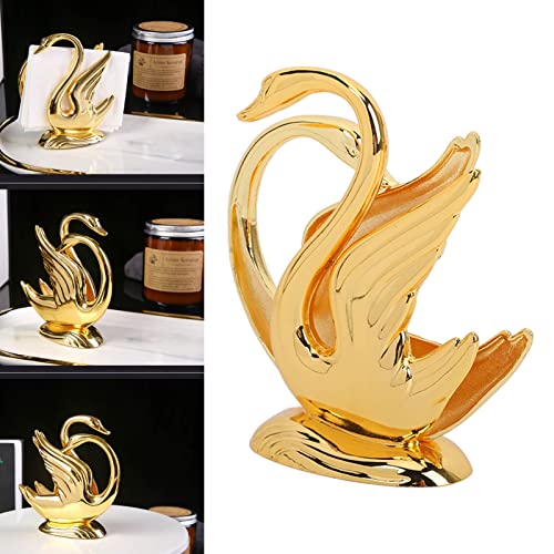 Elegant Golden Swan Napkin houder - Roestvrij Legering Ontwerp voor Cocktail en Eettafel Decor 3