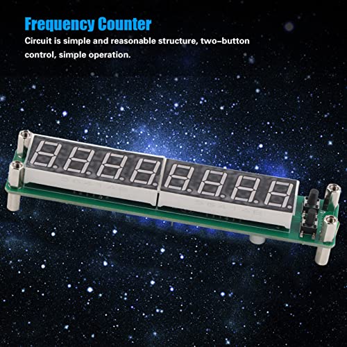 0,1~1000 MHz LED Frequency Counter PLJ-8LED-H RF Signal Frequency Counter Cymometer Tester Module:(Backlit font blue) 3