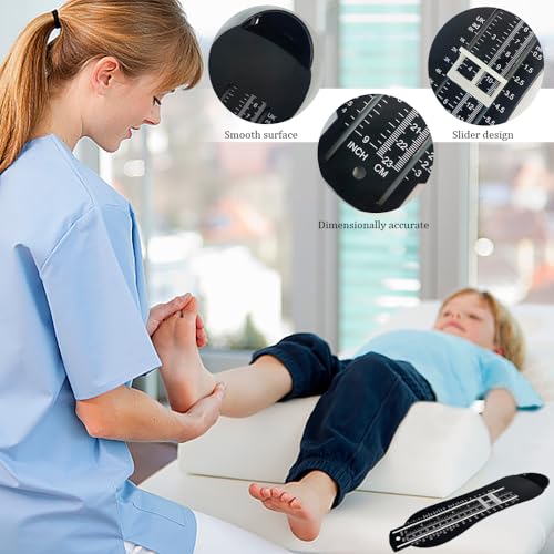 2 st. Kinderen voet meetinstrument, kinderen en familie voet tester 23cm/9.06" Gemakkelijk Home voet meting Zorg ervoor dat correct passen elke keer voor schoen montage voetmeter, blauw 5