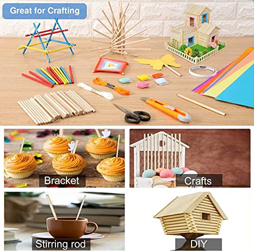 10 stücke 30cm Long DIY Holz Handcraft Stöcke Small Holzbau Stöcke(4MM*30CM) 3