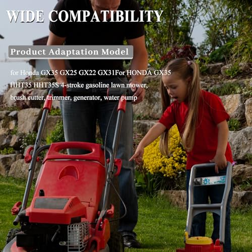 Carburator voor Honda GX35 GX25 GX22 GX31, Carburator vervangt OEM 16100-Z0Z-034, met Repair Kit, Seal, Air Filter, Oliebel, Vonkplug, Brandstoffilter 3