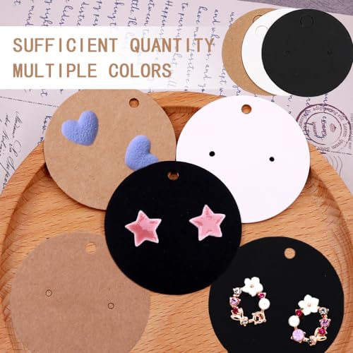 300 Stukjes oorbellen Display Card Set - 3 kleuren sieraden kaarten, verpakking houder voor oorbellen & ketting - Sieraden maken opslag 5