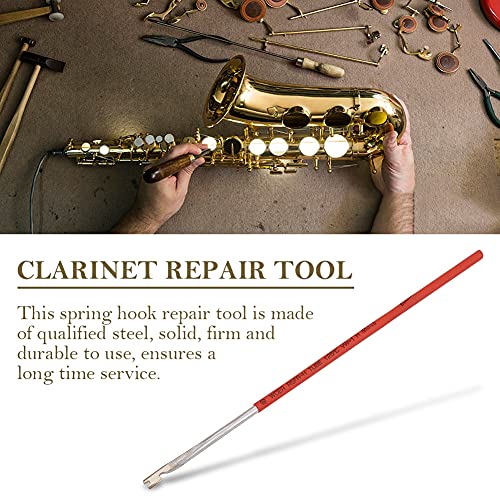 reparatie gereedschap, karabijnhaak voor Sax Clarinette Abu fluit Piccolo Bassott accessoires Willekeurige Mouw kleur 5