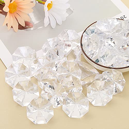 deko diamanten 35 stuks 32mm acryl kristal tafel decoratie strooien decoratie bruiloft decoratie (32mm transparant) 3
