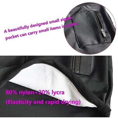 Zwembroek voor mannen, korte zwembroek, trainingsbroek voor mannen, sportshorts, strandzwembad Trunks Quick droog, Verstelbaar met tekenreeks 5