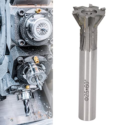 25mm Diameter 60 Degree Dovetail 6 Fluit Dovetail Straight Shaft voor draaibank 3