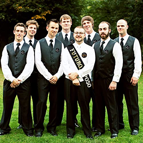 13 stuks bachelorette Party Gadget Groom Sash Future Groom Brooch 11 Pieces Brooches Vriend van de bruidegom verpakking Groom to Be Bachelorette Party for Party, Bruiloft, Engagement 5