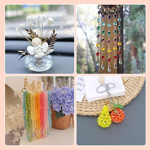 4 Stranden imiteren Oostenrijkse kristalglas kralen Stranden 4mm/6mm/8mm/10mm Facet Ronde Glas Spacer Kralen Bulk voor DIY armband sieraden maken, Roze 3