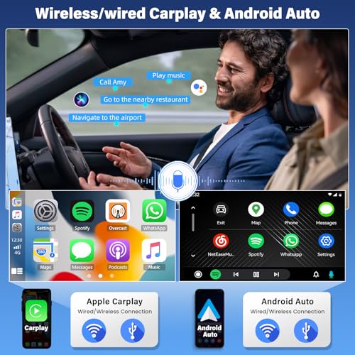 4G + 64G Android 14 Autoradio voor Mazda 6 2007-2012 met draadloze CarPlay Android Car 9 inch Touch Screen Car Radio met GPS WiFi Bluetooth FM/RDS/SWC MIC Camera achteraan 4