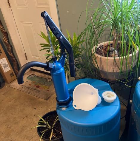 Handpomp voor olievaten, handpomp voor roterende olie, pomp voor trommels met hendel met handmatige instelling van 150 liter 4