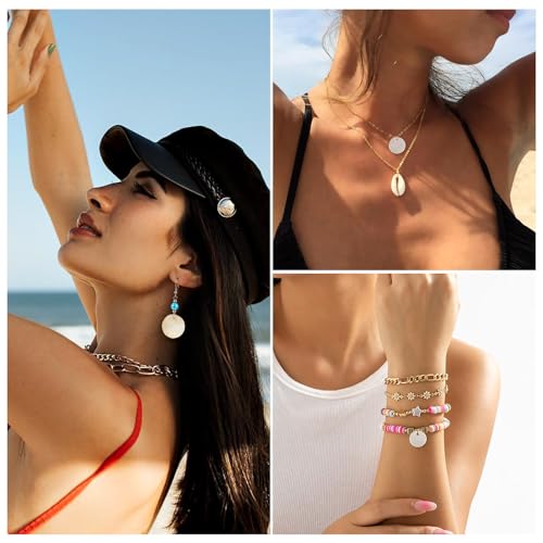 Natuurlijke Shell Charms Zoetwater Seashell Dangel Bedels Losse Spacer Hangers voor armbanden ketting oorbellen sieraden maken 4
