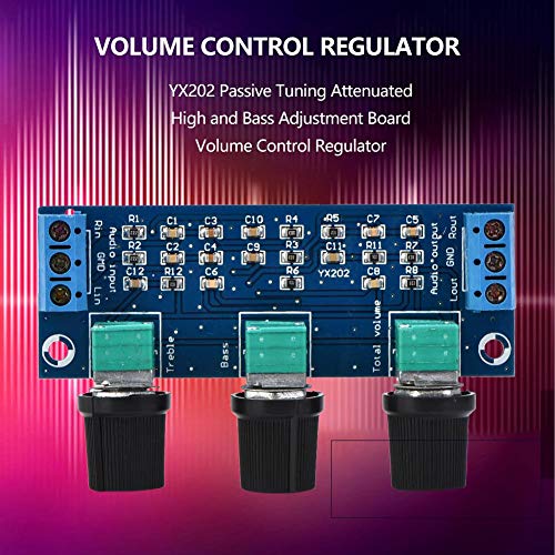 Verzwakt Passive Tuning, Volume Control, YX202 Passive Volume Control Board, Front Stage Tuning Card, Dual Channel versterker voor Effect Board 3