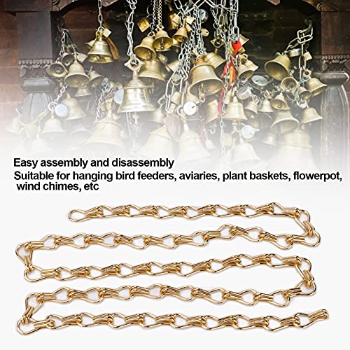 Hanger Light Chain 2 stuks 1m Long Outdoor Plant Hanger Light Chain voor Binnen Planten (Goud) 3