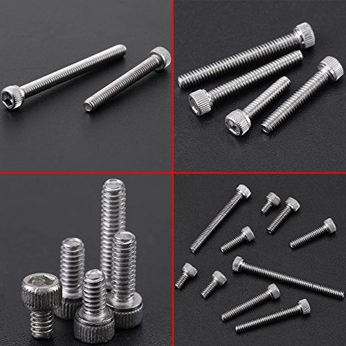 Vitic Metal 150st 9 maten Hex Schroeven Assortiment set met plastic doos #2-56c Visserij+Anglaise 4