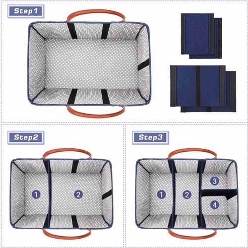 Baby Luier Mand Baby Luier Organisator Draagbare Luier Opslag Mand Grote persoonlijkheid Verwijderbare divider 4