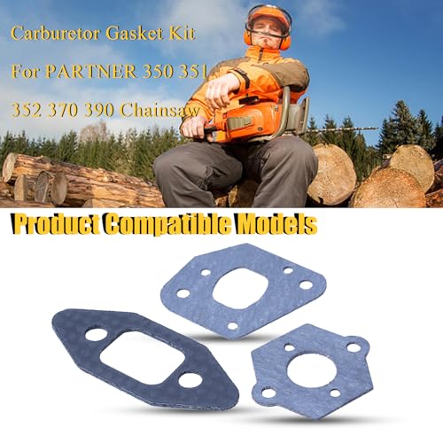 Carburator pakkingkit voor Partner 350 351 352 370 390 POULAN 1975 2050 2150 2550 PP220 PP221 Gaskettingzaagzagen 530 06 96-08
