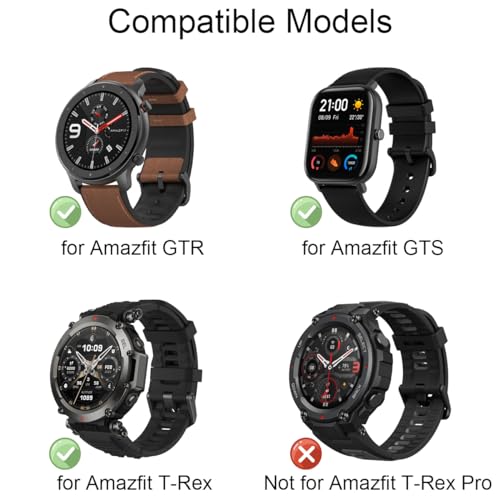 Oplaadstation Compatibel met Amazfit GTR GTS T-REX Smart Horloge, opladen Dock Charging Kabel, Stand, Charger houder met USB-kabel, Removable horloge Charging Kabel, Vervanging voor