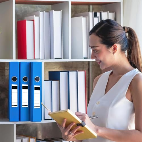 Pak van 100 map terug Stickers Zelf-Adhesive 3,5 x 19 cm Bestand terug Zelf-Adhesive voor het classificeren van documenten en notities 5