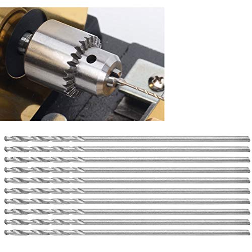 Hogesnelheidsstaalkobalt Boorbit set, 10 st. 0.75mm Spiraal Boor bit kleine rechte Shank Pearl boren Gereedschappen, voor roestvrij staal, licht-gauge metaal 5