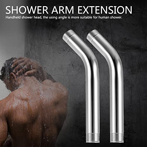Hand Douche Arm Extensie Roestvrij stalen douchekop Arm Chrome Plating Wall Mounted Douche Extensie 4