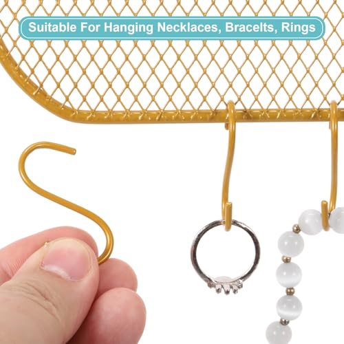 1 Set oorbellen houder Organisator Muur, kettinghouder Hangende oorbellen Organisator sieraden Organisator Muur met 8 haken voor oorbellen ketting sieraden Wall Home Decoratie, Cloud 4