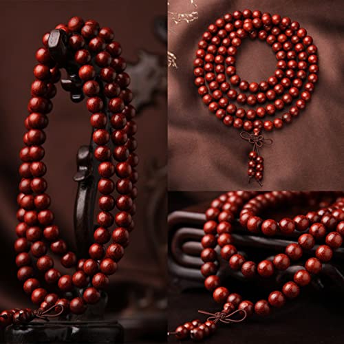 Houten kralen, Sandalwood kralen, ambachtelijke kralen voor doe-het-zelf sieraden maken (8mm/400st) 4