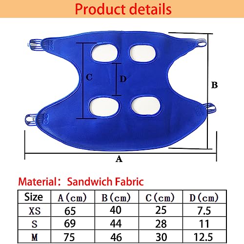 1 Piece Cat Grooming Bag, Pet Nail Trimming Harnas, Pet Grooming Sling Helper met 2 haken, ademende Grooming Harnas Hangen voor hond en kat trim Nails en badzorg 4