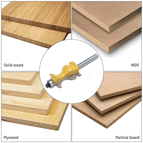 Basic Forming Cutter, Carbide Rand vormen Architectural Molding Router Bit 28mm Blade Diameter 8mm Shaft Hoek afronden voor Plywood voor Hardhout voor Softwood 4