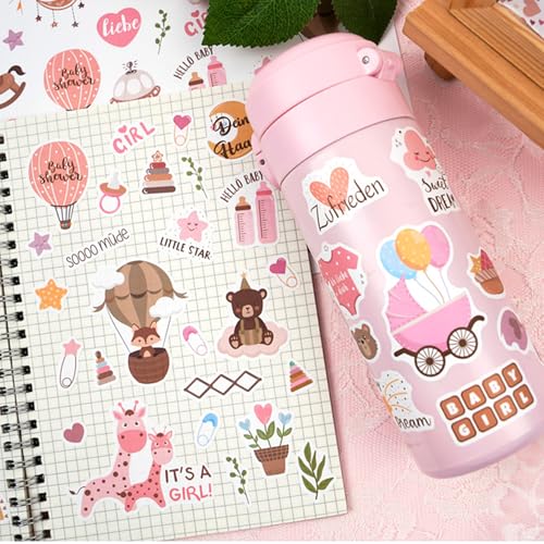 4 stukken baby foto album stickers baby album betoverende bruine stickers baby stickers foto album DIY kinder stickers doop foto album kalender scrapbooking stickers feest decoratie 5