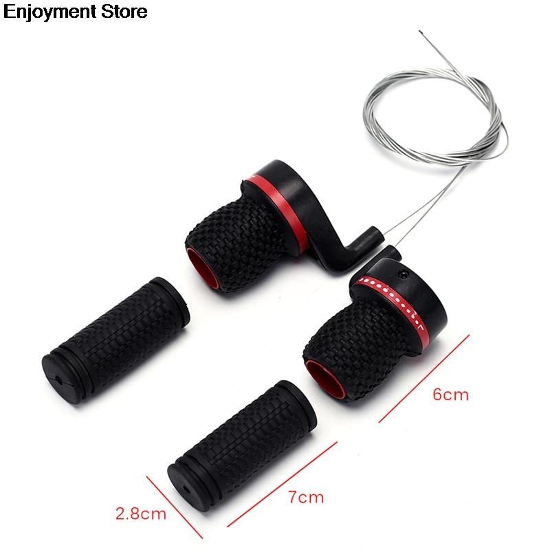Fietssnelheid Shifter Bergfiets Derailleur handgreep Twist Grip Gear Shifter Transmission