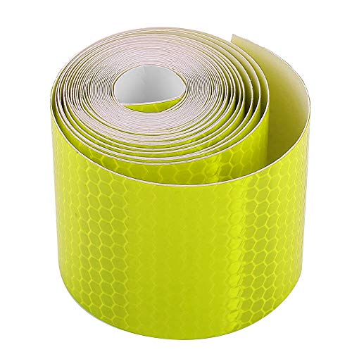 Reflecterende Tape Sticker, 5cm x 3m Veiligheid Zelfklevende Reflecterende Tape, Universal Safety Reflective Warning Lights Sticker, voor Fiets en Auto 5