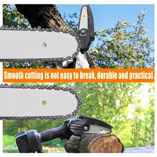 Set van 2 kettingzagen Chain Guide Lengte 20 cm 3/8 Inch 34DL 0,043 Lithium Wage Chainsaw Chain Compatibel met Dewalt DCPS620 DCPS620B DCPS620M1 20V MAX XR 4