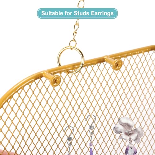 1 Set oorbellen houder Organisator Muur, kettinghouder hangende oorbellen Organisator Ovale sieraden Organisator Muur, Klein 3