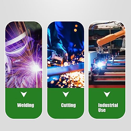 Lasglazen TIG Laser veiligheidsbrillen Comfortabel voor het werken en lassen oogbescherming (Donkergroen) 3