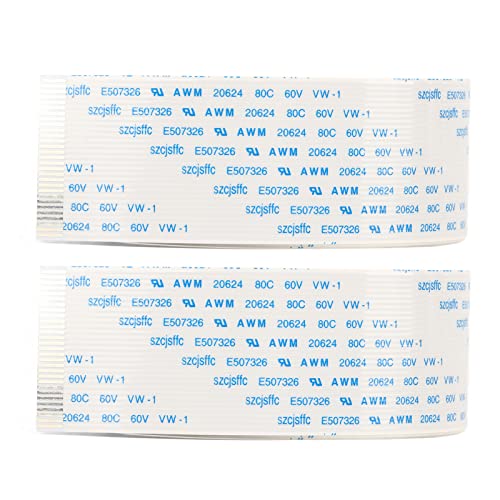 Flexibele platte kabel FFC Tape Kabel Zeer zacht voor snelle overdracht van Printer XP600, Verpakking van 2 (120 cm)