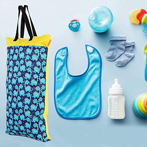 40 x 70 Waterdichte wasbare natte droge tas grote capaciteit luier opslagtas met handvat voor zwembroek ondergoed #1 4