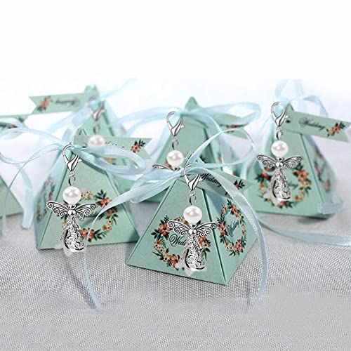 Gast geschenken doop huwelijk beschermengel sleutelhanger geluk charme hoefijzer geschenken communie feest souvenir 4