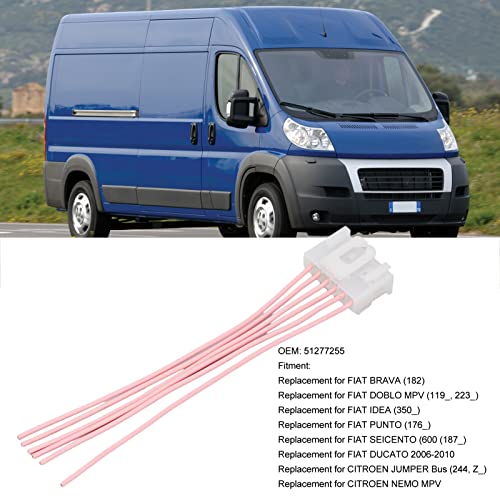 Tail Light Bedrading Hang Plug, Tail Light Bedrading Hassen 51277255 Staartlicht Kabel Reparatieset Vervanging voor BRAVA PUNTO 3