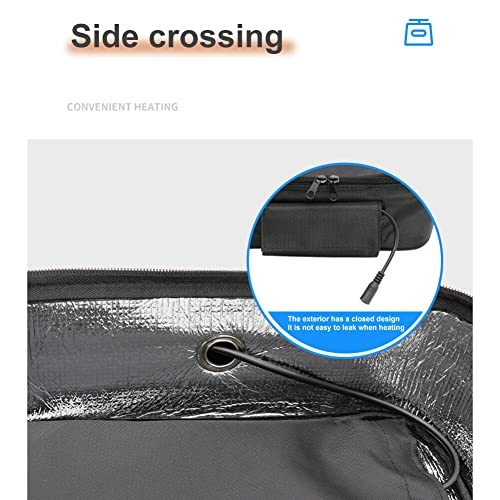 Auto koeltas 12V elektrische thermische koeltas Picknicktas Lunchtas Opvouwbare geïsoleerde winkeltassen voor warme koude voedsellevering Bag Picnic Outdoor 5
